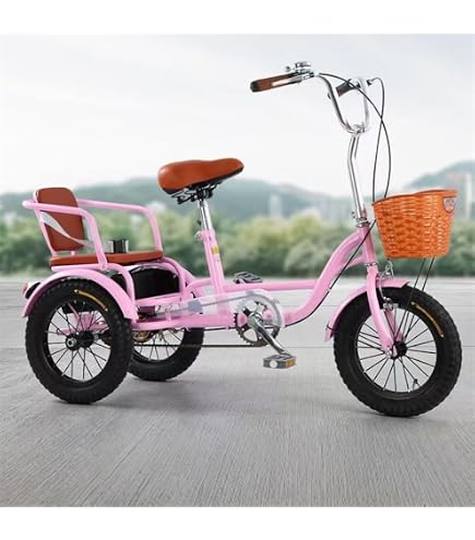 Amazon.co.jp: 三輪自転車、バスケット付き大人用三輪車 大人用3輪